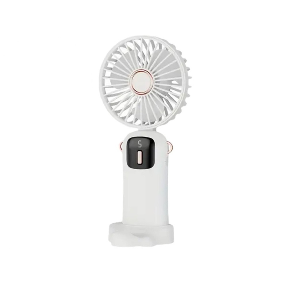 Image Ventilateur Portable - Rechargeable USB, Couleur Blanc